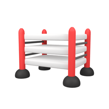 Shelving unit isolated 3d render icon illustration png