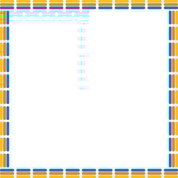 frame for text. Modern Art graphics for hipsters. Colorful stylish empty frame vector