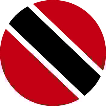 Trinidad and Tobago flag illustrator national of round vector