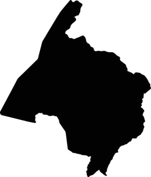 Patuca Honduras silhouette map vector