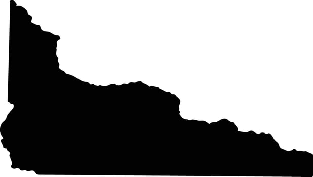 Pehuenches Argentina silhouette map vector