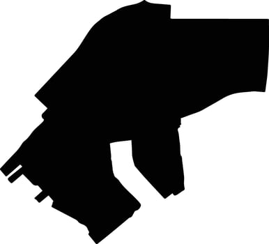 PIONEER Singapore silhouette map vector
