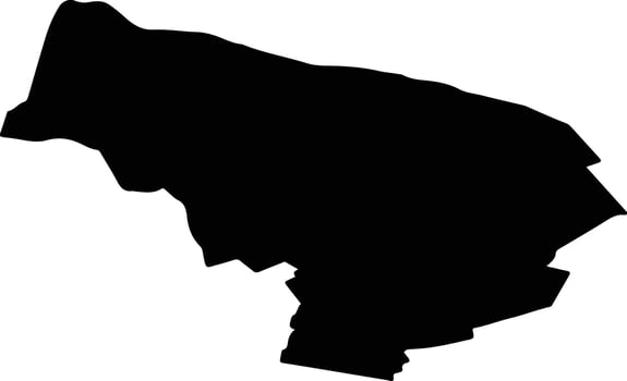 PISCOLT Romania silhouette map vector
