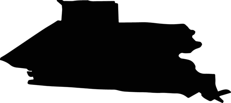 PLESOIU Romania silhouette map vector
