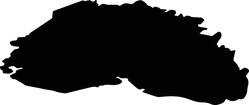 Poddorsky District Russia silhouette map vector