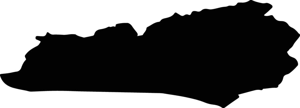 POJEJENA Romania silhouette map vector
