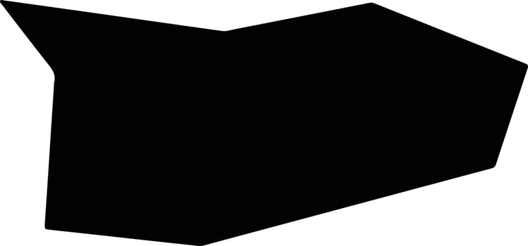 Pokrovsk Ukraine silhouette map vector