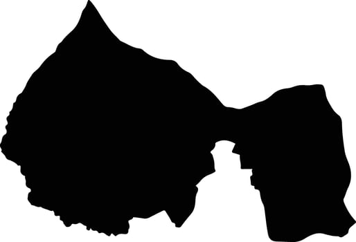 Prachaksinlapakhom Thailand silhouette map vector