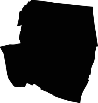 Prawet Thailand silhouette map vector