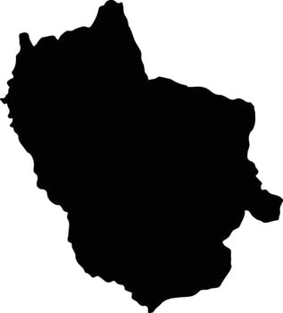 Pueblo Rico Colombia silhouette map vector