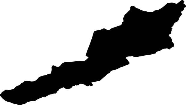 RASINARI Romania silhouette map vector