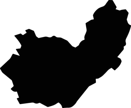 Renwu Taiwan silhouette map vector