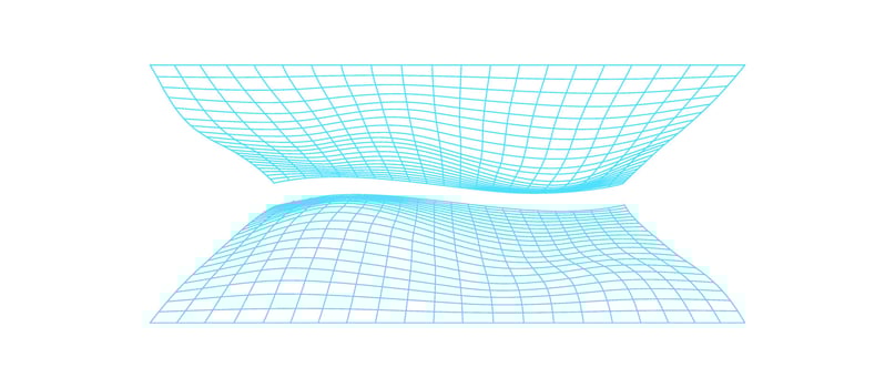 Cyberpunk 3d grid tunnel, futuristic abstract wire frame form symbol, vaporwave neon grid pattern structure icon, y2k trendy 3d wireframe shape illustration, cyber tech geometry net figure object. vector