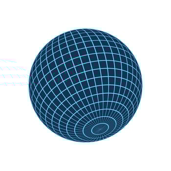 Y2k 3d wireframe ball, cyber tech abstract grid element object, futuristic geometry net pattern structure icon, cyberpunk trendy mesh form graphic, y2k geometric 3d wireframe shape symbol. vector