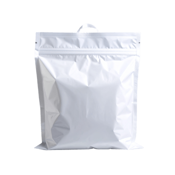 Blank White Plastic Bag Packaging Mockup png