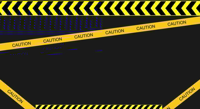 abstract construction background illustration with police lines landscape shape. background design vector