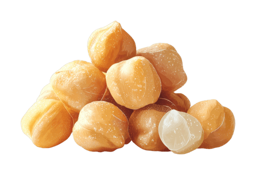 Freshly harvested ripe lanzones fruit cluster with juicy segments png