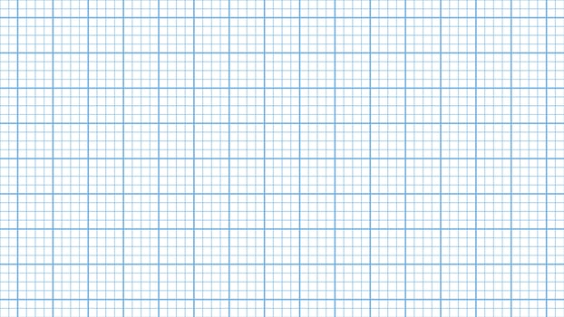 Blue engineering graph paper grid with fine lines for technical drawing drafting plotting mathematical diagram design school notebook precision pattern layout symmetry accuracy vector