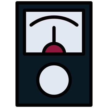 Electrical Tester Outline Flat Icon, Outline Flat Design Style Icon Symbol vector