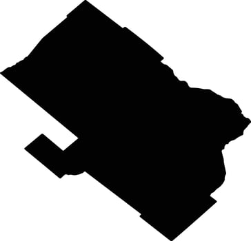 Rojas Argentina silhouette map vector