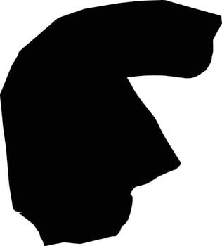 Rozendaal Netherlands silhouette map vector