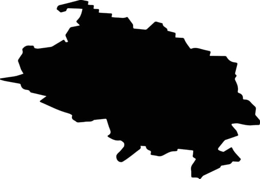 Sabinsky District Russia silhouette map vector