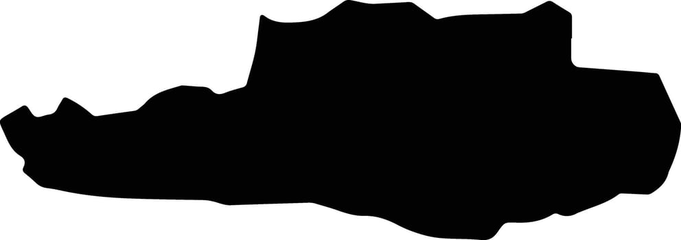 Sacapulas Guatemala silhouette map vector