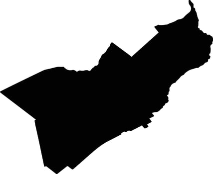 San Antonio de Areco Argentina silhouette map vector
