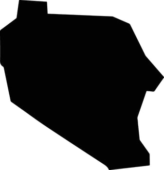San Carlos Alzatate Guatemala silhouette map vector