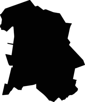 San Javier Mexico silhouette map vector