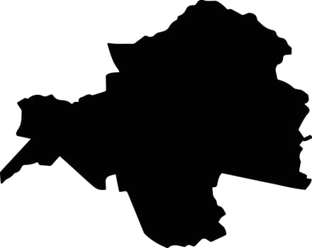 San Marcos Mexico silhouette map vector
