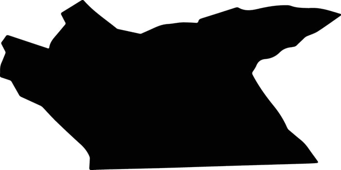 San Miguel Mixtepec Mexico silhouette map vector