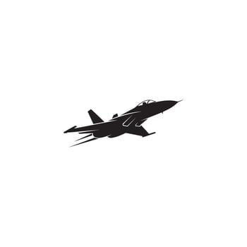 Jet Fighter icon stock image. vector
