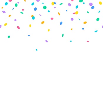 Colorful Confetti Falling Background vector