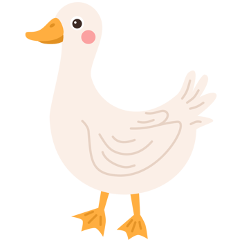 Illustration of duck animal png