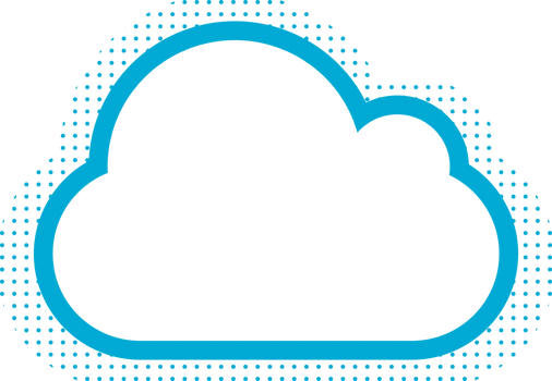 Blue line dot sky cloud png