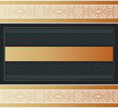luxury art Ornamental Luxury Golden Floral Art Pattern Decorative Background vector