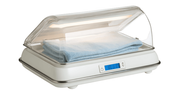 Towel warmer keeping towel warm and dry on transparent background png
