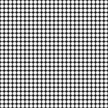 Minimal polka dot pattern, black dots on white, seamless modern background, stylish design, repeat. vector