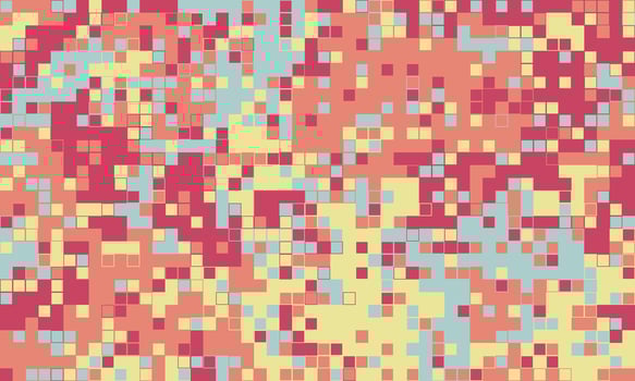 Abstract pixel art background. Warm, pastel color palette creates a calming yet dynamic visual. Perfect for website banners, app interfaces, or textile designs. vector