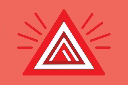 Urgent Triangle Warning Alert Symbol Sign Hazard Attention vector