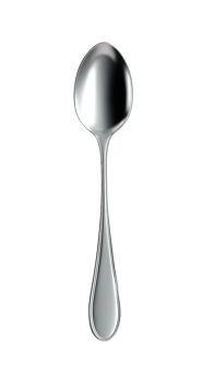 Flat Layed Metal Spoon png