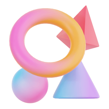 rainbow pyramid circle abstract png