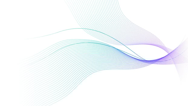 Abstract background with blue and purple waves. illustration for your design. vector