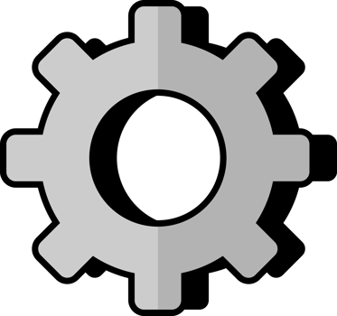 Gray gear industry png