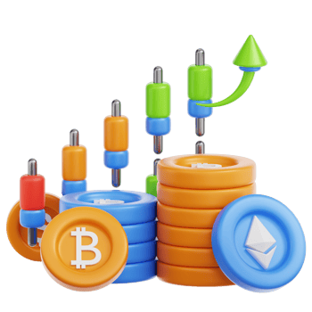 Exchange Rate 3D Illustration png