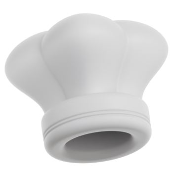 Chef Cap 3D Illustration png