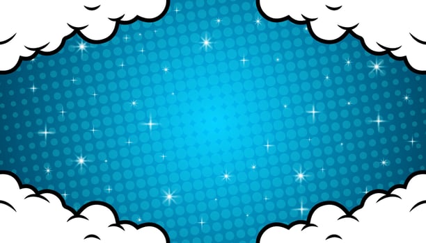 comic background dot vector