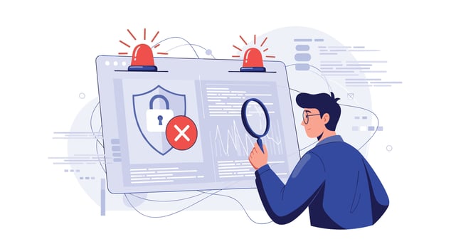 Cybersecurity and Data Protection The Crucial Role of Digital Security Vulnerability Management vector