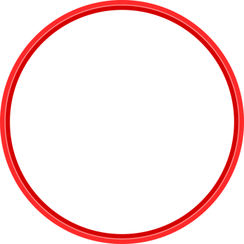 Red circle element transparent background png